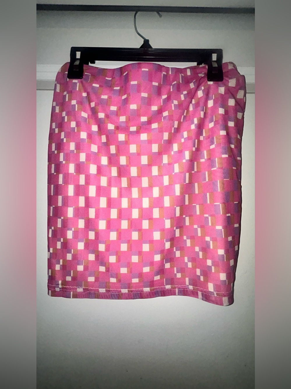 bp Skirt Womens Extra Small Pink Purple Optical Illusion Mini Skirt NWOT